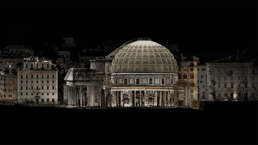 Pantheon Section - Basilica di Santa Maria, Rome